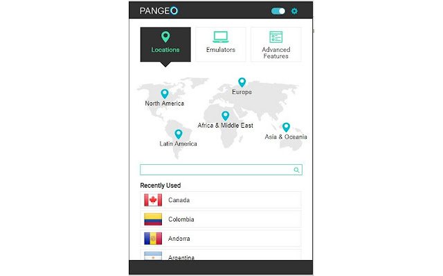 Pangeo จาก Chrome เว็บสโตร์ที่จะทำงานร่วมกับ OffiDocs Chromium ออนไลน์