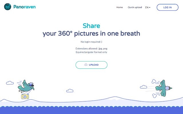 Panoraven Free 360 image viewer  from Chrome web store to be run with OffiDocs Chromium online