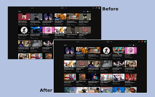 Pants: YouTube without Shorts  from Chrome web store to be run with OffiDocs Chromium online