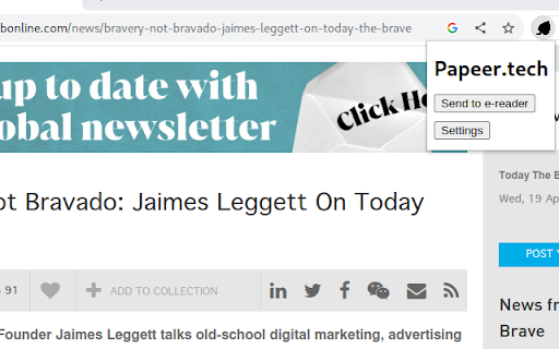 Papeer.tech  from Chrome web store to be run with OffiDocs Chromium online