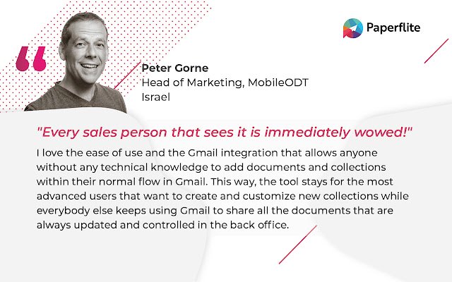 Paperflite Extension for Chrome  from Chrome web store to be run with OffiDocs Chromium online