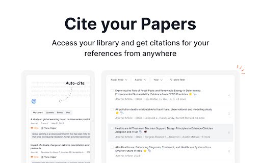Paperguide AI Research Assistant, Reference Manager, Chat with PDF  from Chrome web store to be run with OffiDocs Chromium online