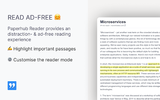 Paperhub  from Chrome web store to be run with OffiDocs Chromium online