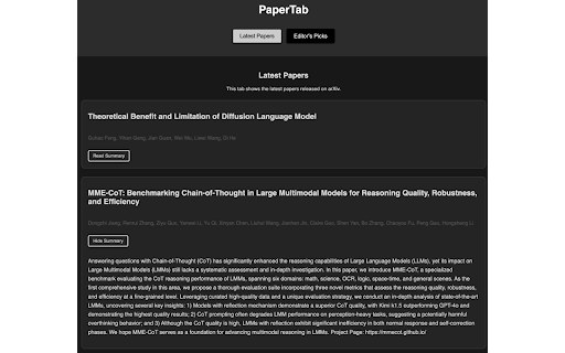 PaperTab daripada kedai web Chrome untuk dijalankan dengan OffiDocs Chromium dalam talian