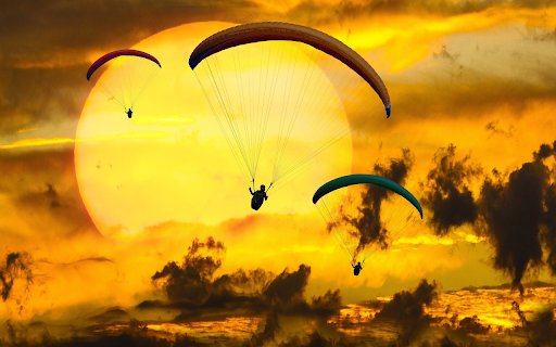Parachute  from Chrome web store to be run with OffiDocs Chromium online