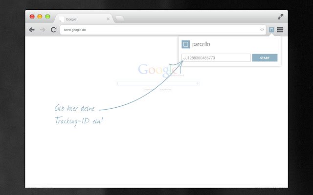 parcello.tracking Chrome ওয়েব স্টোর থেকে OffiDocs Chromium-এর সাথে অনলাইনে চালানো হবে