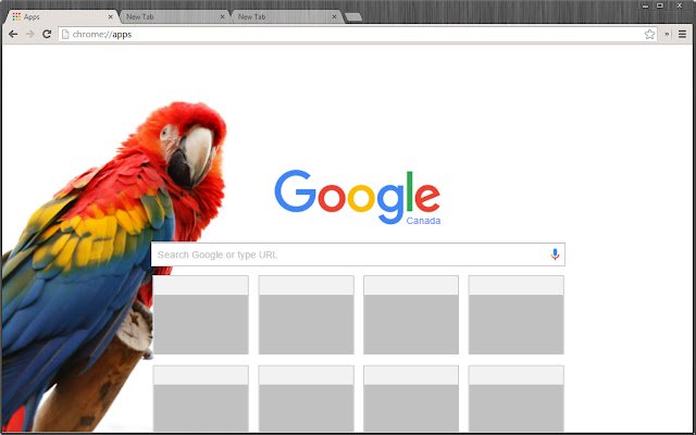 Parrot Bird-thema van de Chrome-webwinkel voor gebruik met OffiDocs Chromium online
