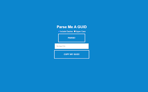 Parse Me A GUID  from Chrome web store to be run with OffiDocs Chromium online