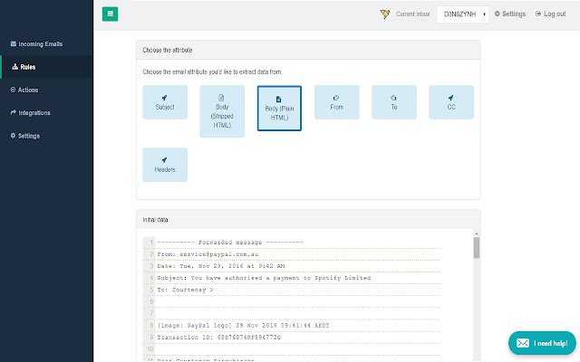 Parserr из интернет-магазина Chrome будет работать с OffiDocs Chromium онлайн