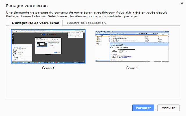 Partage Bureau Fiducom dal Chrome Web Store da eseguire con OffiDocs Chromium online