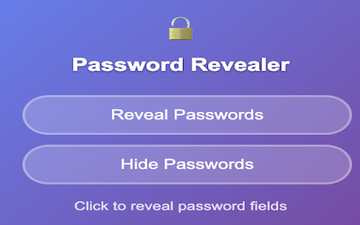Password Field Revealer  from Chrome web store to be run with OffiDocs Chromium online