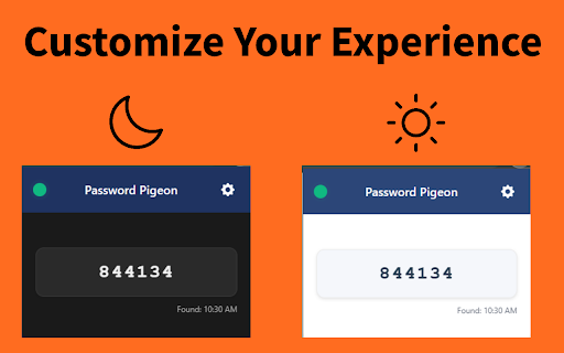 Password Pigeon  from Chrome web store to be run with OffiDocs Chromium online