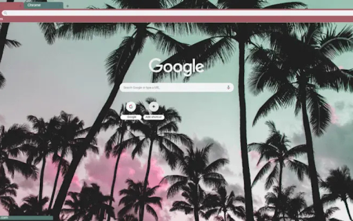 Pastel Palms  from Chrome web store to be run with OffiDocs Chromium online