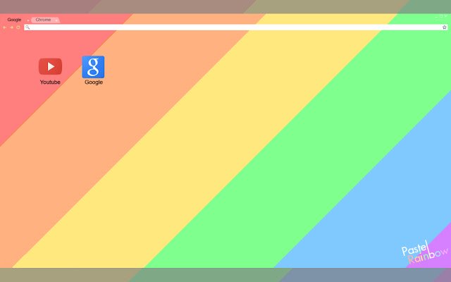 Chrome 网上商店的 Pastel Rainbow 将与 OffiDocs Chromium 在线运行