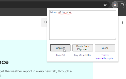 Paste Pal  from Chrome web store to be run with OffiDocs Chromium online