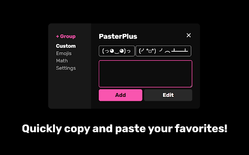 PasterPlus  from Chrome web store to be run with OffiDocs Chromium online