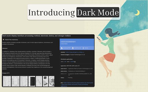 Patent Plus  from Chrome web store to be run with OffiDocs Chromium online