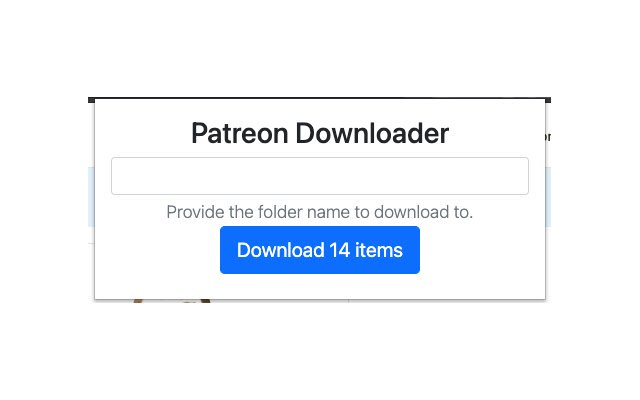 Patreon Downloader  from Chrome web store to be run with OffiDocs Chromium online