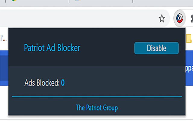 Patriot adblocker  from Chrome web store to be run with OffiDocs Chromium online