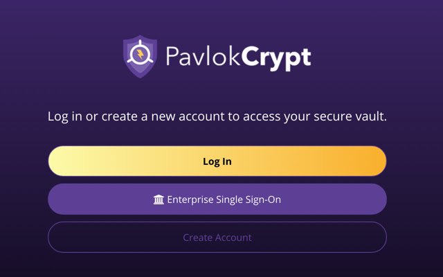 Pavlok Crypt Secure Password Manager מחנות האינטרנט של Chrome להפעלה עם OffiDocs Chromium באינטרנט