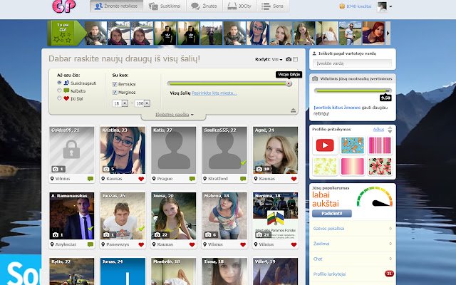 Pazintys Gerapazintis.lt  from Chrome web store to be run with OffiDocs Chromium online