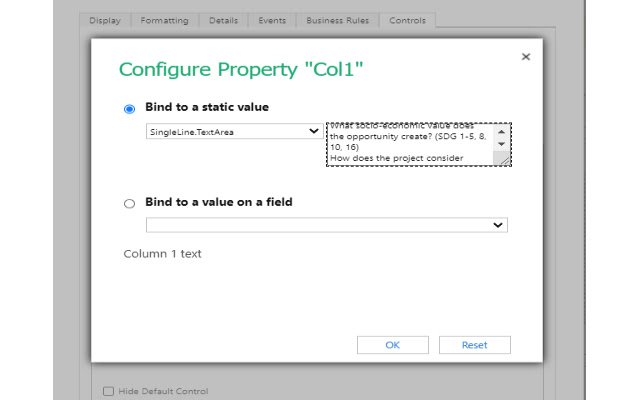 PCF Parameter Text Size Fix  from Chrome web store to be run with OffiDocs Chromium online
