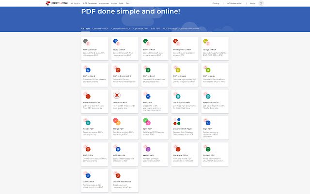 PDF4me – ແກ້ໄຂ, ຮວມ, ບີບອັດ ແປງ PDF ຈາກຮ້ານເວັບ Chrome ເພື່ອດໍາເນີນການກັບ OffiDocs Chromium ອອນໄລນ໌