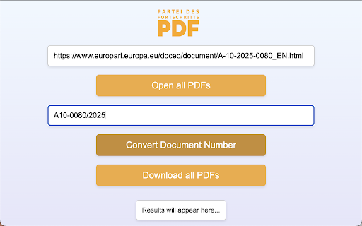 PDF Link Opener for the EP  from Chrome web store to be run with OffiDocs Chromium online