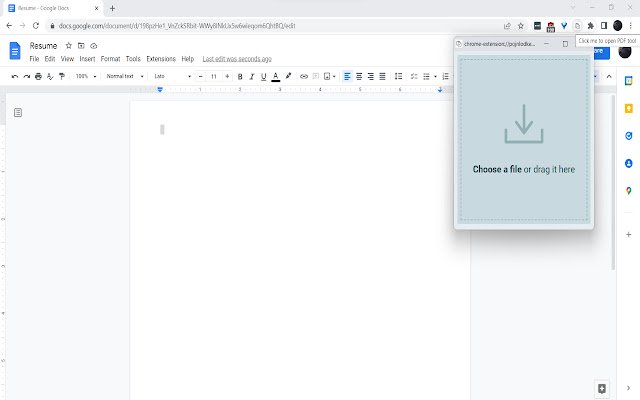 PDF Paster uit de Chrome-webwinkel om uit te voeren met OffiDocs Chromium online