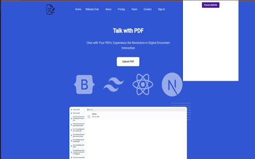 PDF Talk Website Chat  from Chrome web store to be run with OffiDocs Chromium online