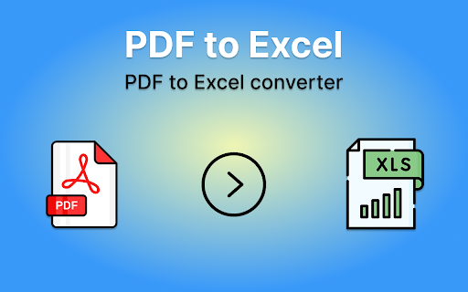 PDF to Excel  from Chrome web store to be run with OffiDocs Chromium online