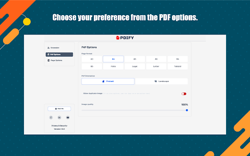Pdify : Image to pdf, Edit, annotation from Chrome web store to be run with OffiDocs Chromium online Pdify : Image to pdf, Edit, annotation from Chrome web store to be run with OffiDocs Chromium online