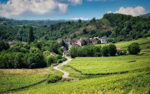 Peaceful green village  from Chrome web store to be run with OffiDocs Chromium online