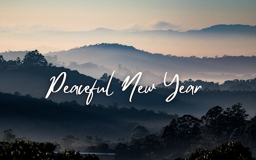 Peaceful New Year  from Chrome web store to be run with OffiDocs Chromium online