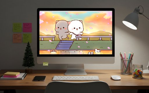 Peach and Goma Live Wallpapers  from Chrome web store to be run with OffiDocs Chromium online