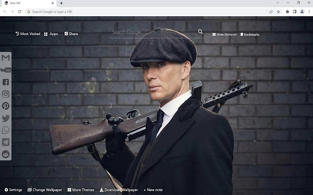 O papel de parede Peaky Blinders da Chrome Web Store será executado com o OffiDocs Chromium online