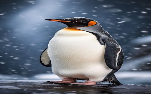 Penguin wallpaper  from Chrome web store to be run with OffiDocs Chromium online