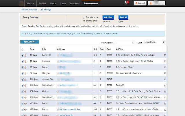 Penny Posting  from Chrome web store to be run with OffiDocs Chromium online