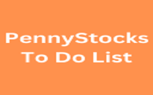 PennyStocks To Do List  from Chrome web store to be run with OffiDocs Chromium online