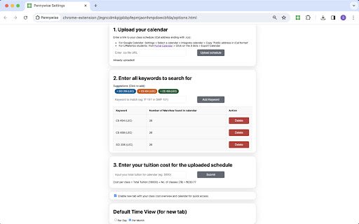 Pennywise  from Chrome web store to be run with OffiDocs Chromium online