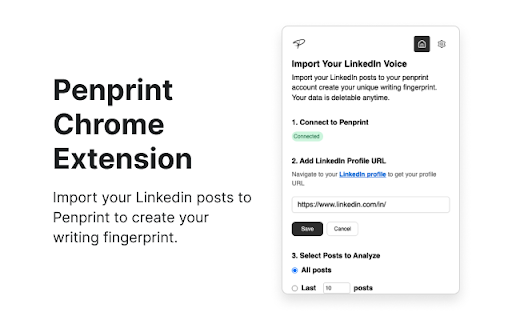 Penprint Extension  from Chrome web store to be run with OffiDocs Chromium online