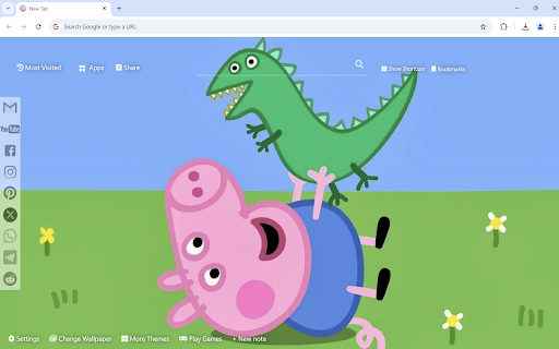 Peppa Pig Wallpaper from Chrome web store to be run with OffiDocs Chromium online Peppa Pig Wallpaper from Chrome web store to be run with OffiDocs Chromium online