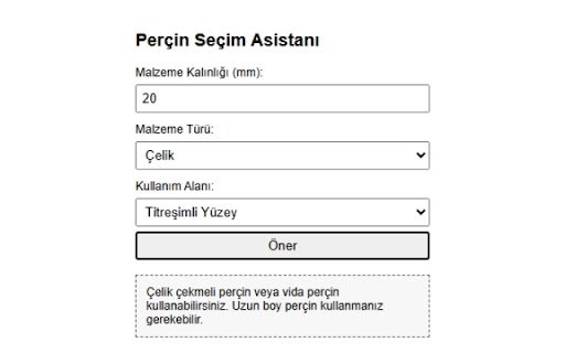 Percin Secim Asistani  from Chrome web store to be run with OffiDocs Chromium online