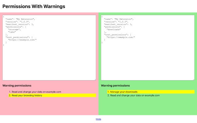 Machtigingen met waarschuwingen van de Chrome-webwinkel om te worden uitgevoerd met OffiDocs Chromium online