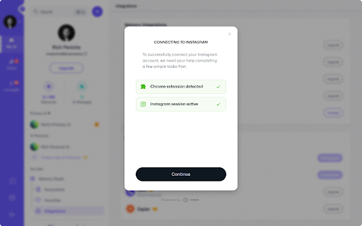 Personal AI  from Chrome web store to be run with OffiDocs Chromium online