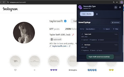Personality Type Indicator  from Chrome web store to be run with OffiDocs Chromium online