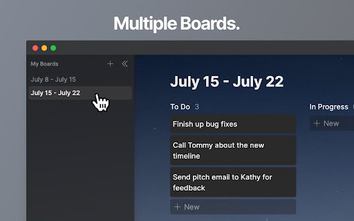 Personal Kanban Work Beautifully in your New Tab  from Chrome web store to be run with OffiDocs Chromium online