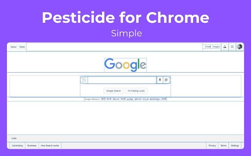 Pesticide for Chrome Simple  from Chrome web store to be run with OffiDocs Chromium online