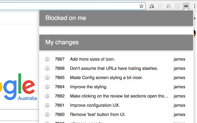 Phab Watcher  from Chrome web store to be run with OffiDocs Chromium online