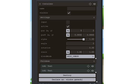 Phaser Debugger  from Chrome web store to be run with OffiDocs Chromium online